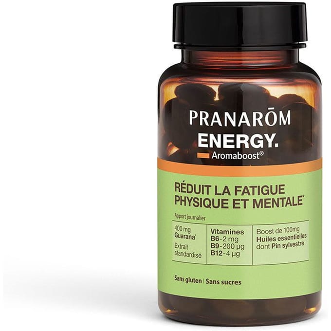 Pranarom - Complément alimentaire Energy - 60 capsules