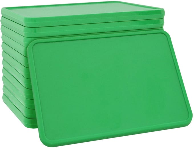 CombiCraft blanco munten rechthoek 50x35mm groen - per 100 stuks