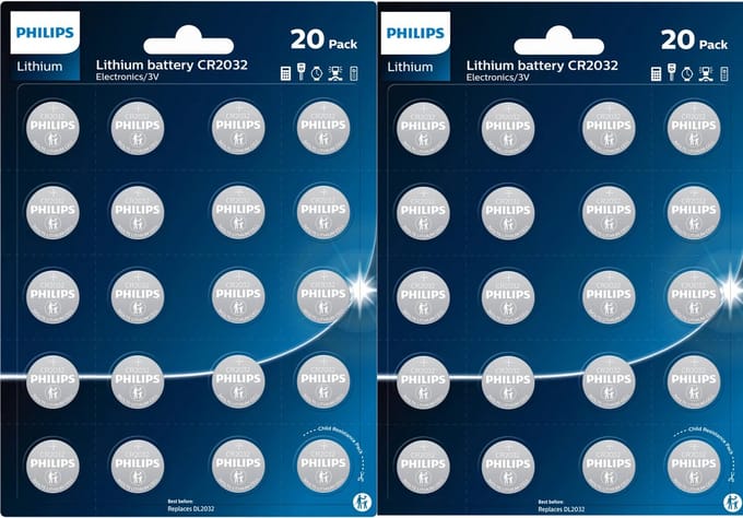 Philips CR2032 40 pack