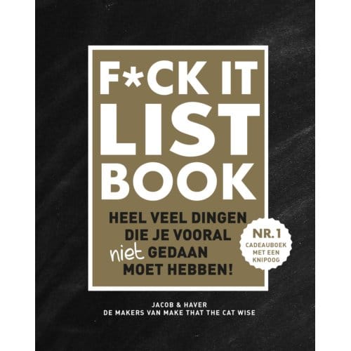 F*ck-It List Book - Jacob & Haver