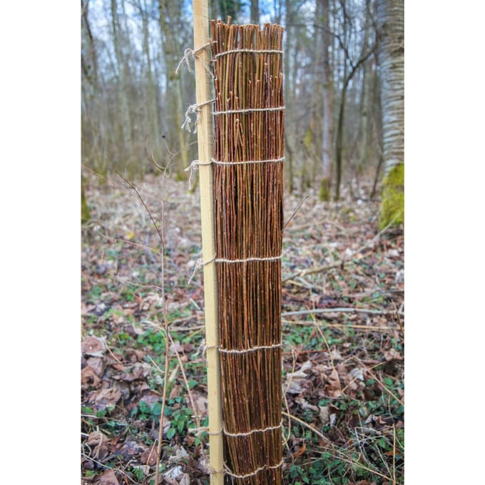 Bio beschermingsnet van wilg 110cm 14cmø