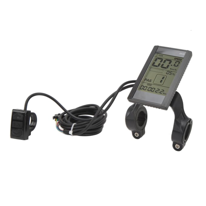 Elektrische Fiets LCD Display Meter 24V 36V 48V Waterdicht Multifunctioneel 22.2mm S830 LCD Display voor gray