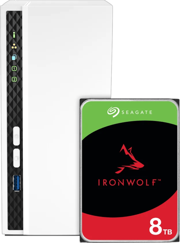 QNAP TS-233 + Seagate Ironwolf 8TB