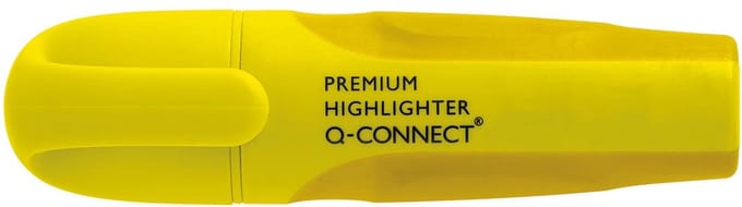 Q-CONNECT Premium markeerstift | geel