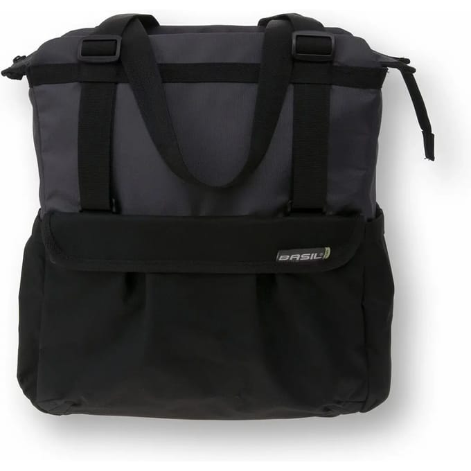 Basil Shopper Enkele fietstas - Zwart - 20 Liter