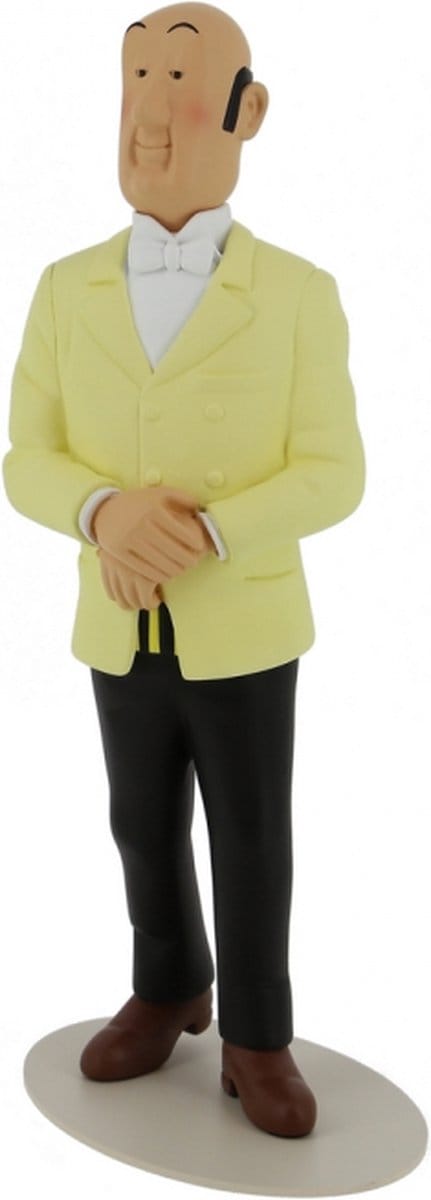 Kuifje beeld Nestor (de butler uit Kuifje) ca 26cm hoog.