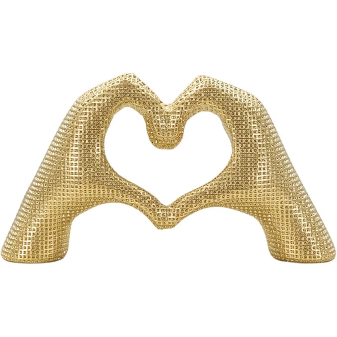 Decoratie Hands Lover Gold 25×7,5×13,5 cm