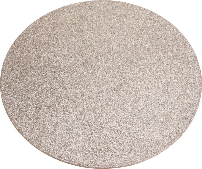 Placemat Rond tweezijdig - Ene zijde Glitter en andere Shiny - ˜ 33cm - Set-4