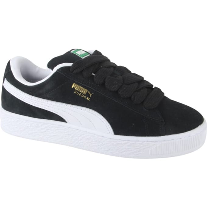 Lage Herenschoen Suede XL Zwart/wit
