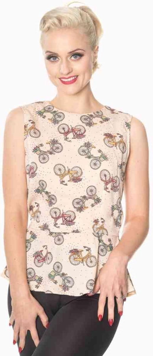 Dancing Days - STARS ALIGN Mouwloze top - M - Beige