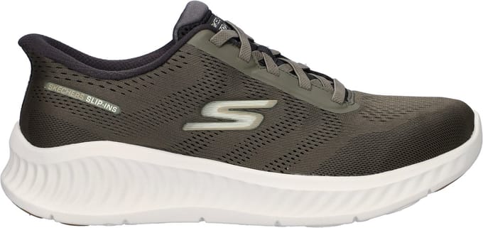 Skechers Go Walk Now Hands Free Slip-Ins heren sneaker - Kaki