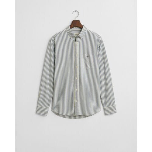 Gant Overhemd Classic Oxford Stripe Rich Blue / male