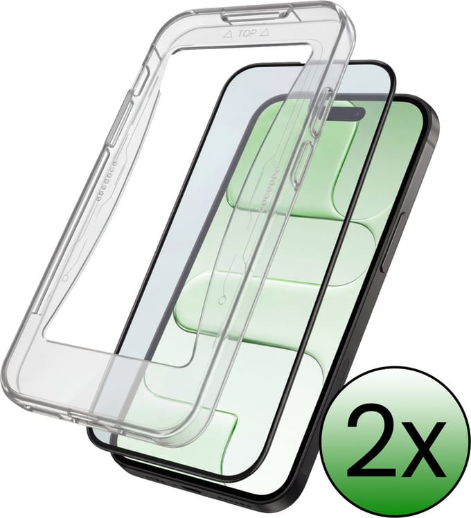 Screenprotector - 2 Stuks Geschikt voor Apple iPhone Air - Met Installatie Kit - Beschermglas - Gehard Glas - Tempered Glass - Screen Protector