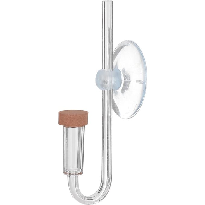 CN05 02 Aquarium Transparant Acryl CO2 Verfijner Mini Diffuser Aquarium Accessoires white