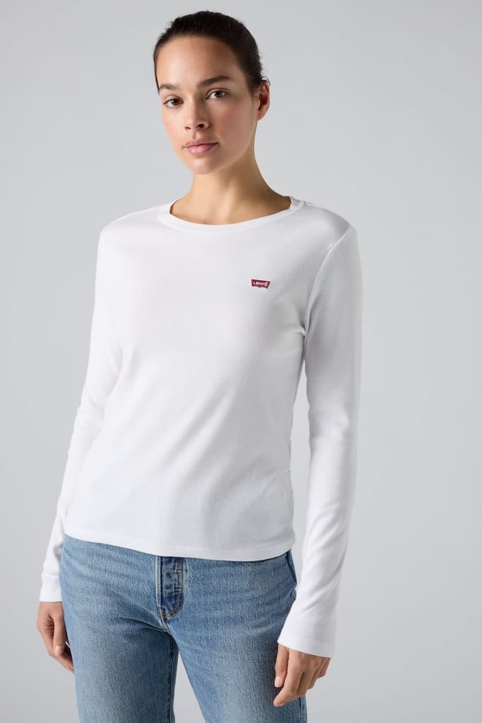 Levi's Essential Housemark Long-sleeve Tee Taglia: XS | Maglie a manica lunga Outlet | Donna