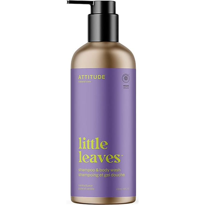 Attitude Essential 2in1 Shampoo & Douchegel - Vanille & Peer