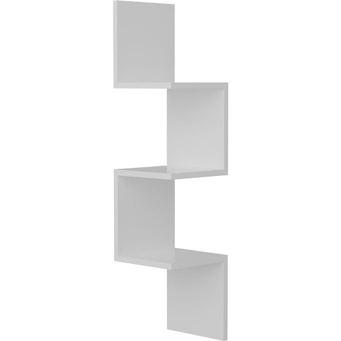 Asir - Wandplank - Wit - 105,4 x 25 x 25 cm