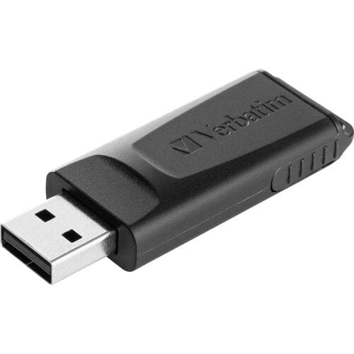 Verbatim Slider USB-stick 128 GB Zwart 49328 USB-A 2.0