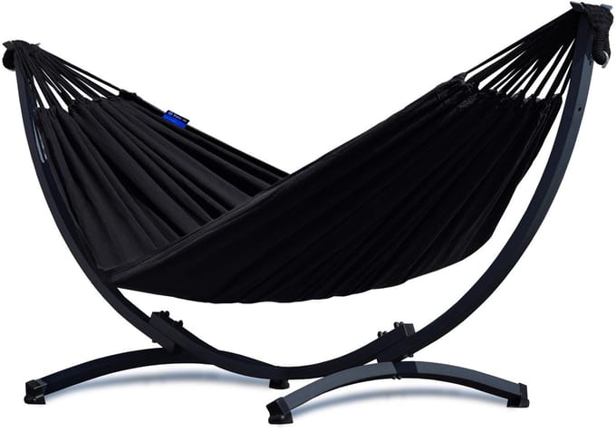 Hangmat met Standaard 1 Persoons – Extra Stabiel Frame tot 200 kg | Compact, Stevig & Duurzaam