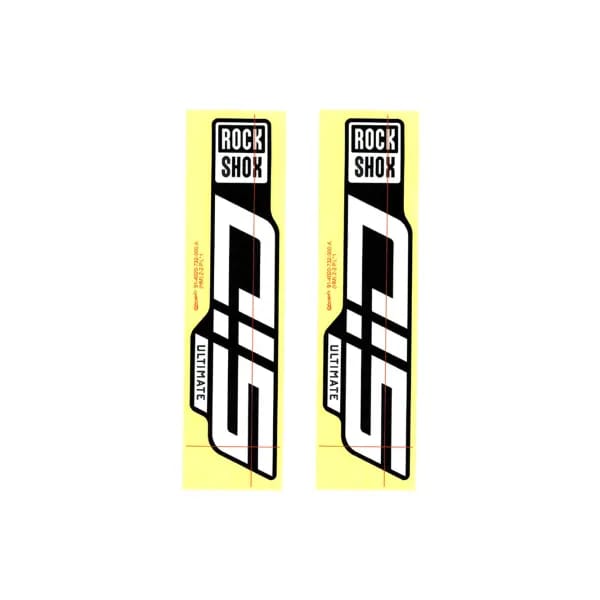 Fietsvork Sticker Kit Rockshox ULtimate 29 Gloss