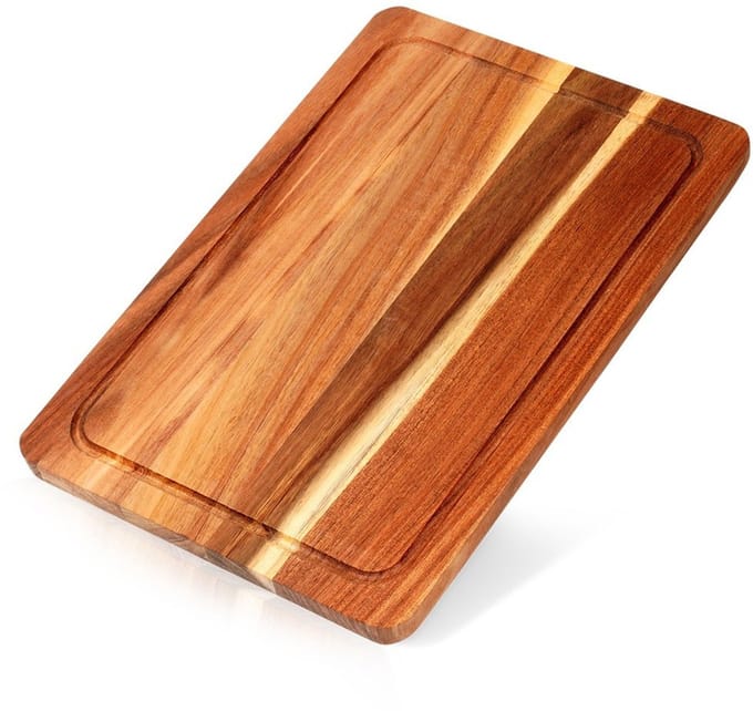 Excellent Houseware - Snijplank - Acacia Hout - 37x25 cm