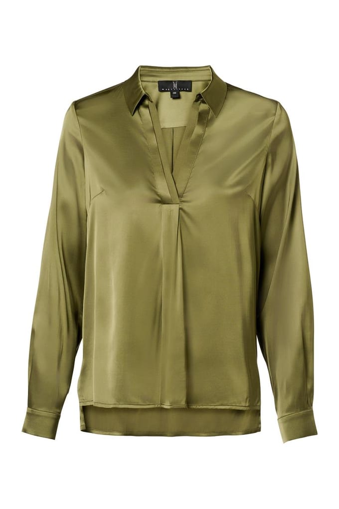 Ezra Blouse Olijfgroen