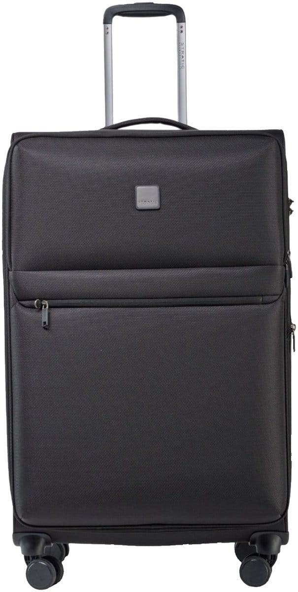 STRATIC Lite - zachte grote koffer - 78 cm - Black