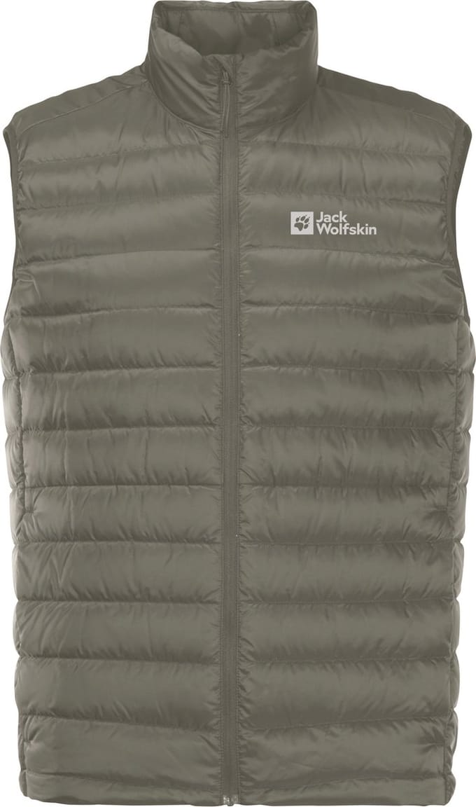 Jack Wolfskin Pack & Go Down Vest Men - Bodywarmer - Heren - Groen - Maat XL