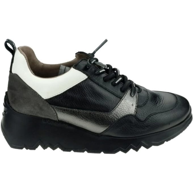 Wonders Suki - dames sneaker - Zwart - maat 37 (EU) 4 (UK)