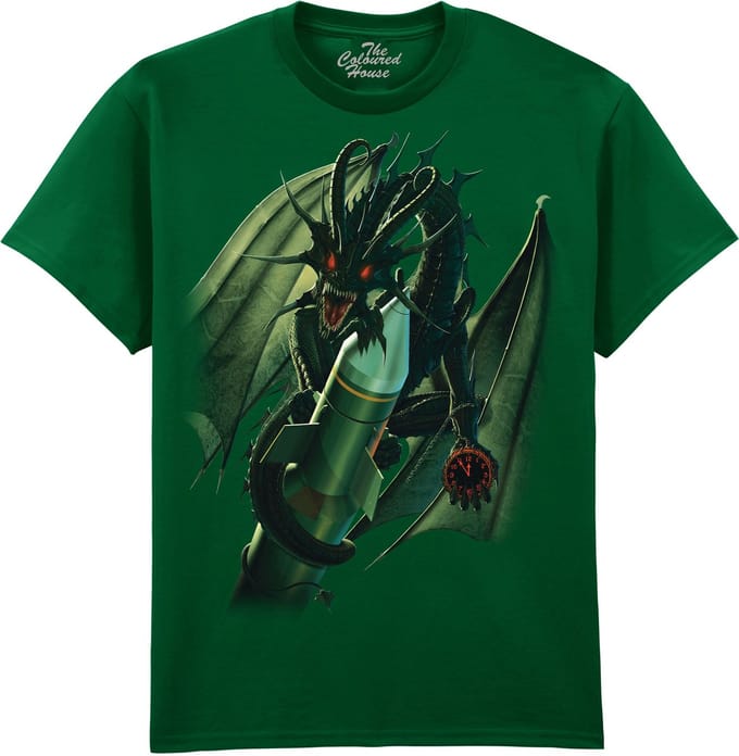 Draak Doom Dragon The Coloured House T-shirt M