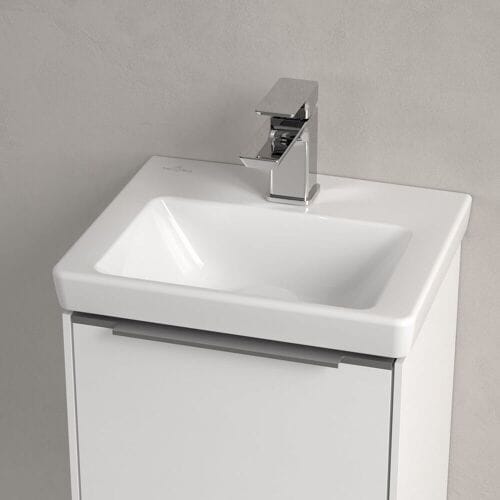 Villeroy & Boch Subway 3.0 wash hand basin 37 cm, with 1 tap hole, without overflow 43703801