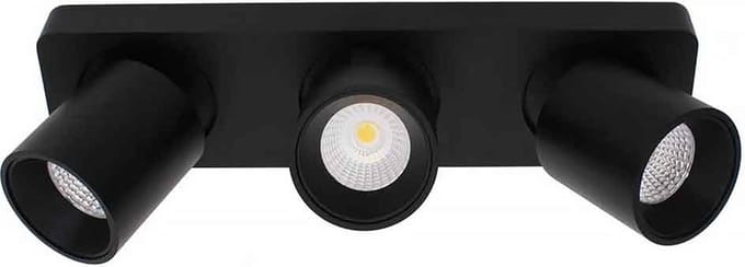 Spot Laguna Led Zwart 3Lichts