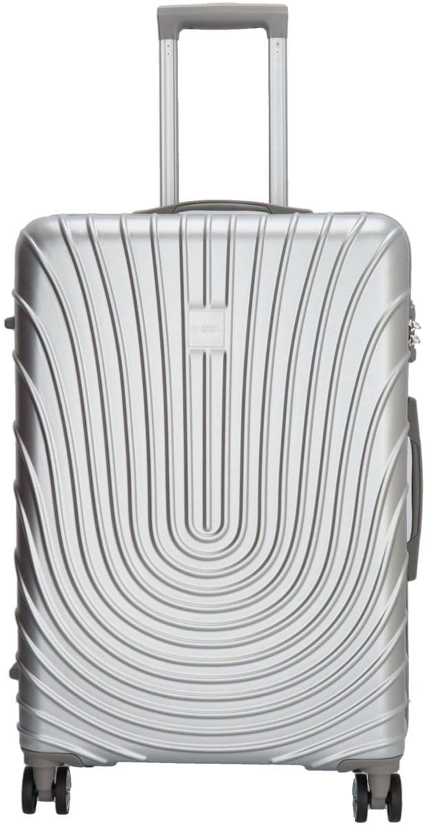 Enrico Benetti Calgary Middelgrote Koffer 68 cm - 71 liter - TSA Slot - Zilver