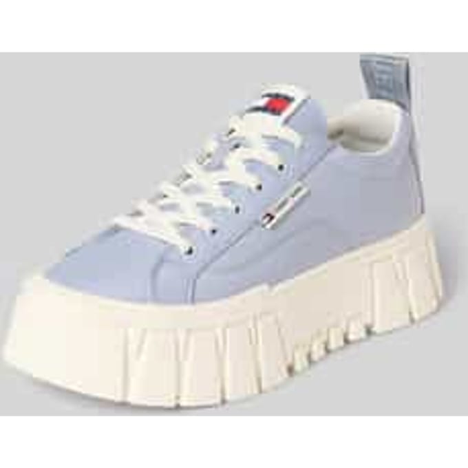 Low-top sneakers in leerlook model 'FLATFORM CHUNKY SNEAK'