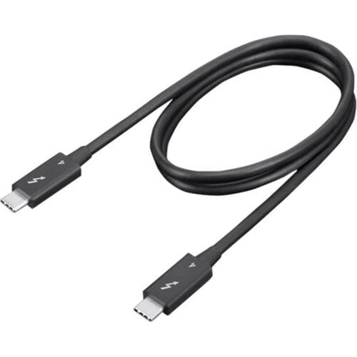 Lenovo 4X91K16968 Thunderbolt-kabel Thunderbolt 4 Thunderbolt (USB-C) stekker 0.70 m Zwart 8K UHD