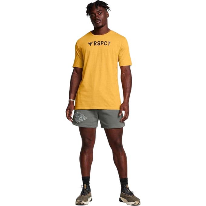 Under Armour Heren Project Rock Sweat Shorts (Groen)