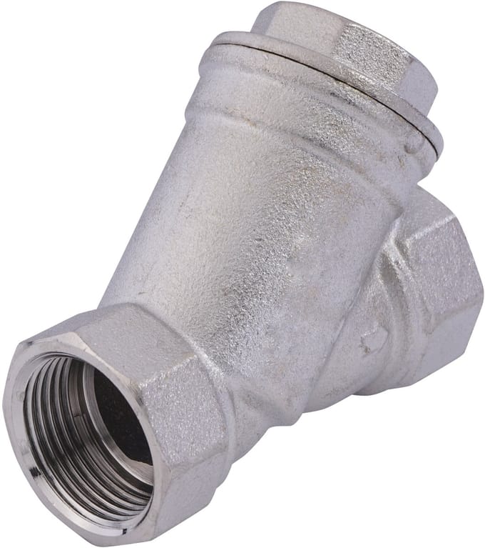 G 3/8'' Vernikkeld Messing Y-filter 0.5 mm Maaswijdte 20 Bar NBR - SLBN-038
