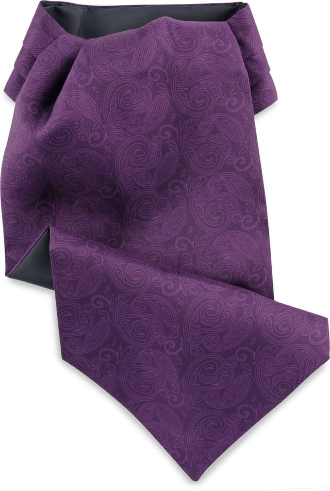 We Love Ties - Chokers - Choker Paisley Nuance paars - paars