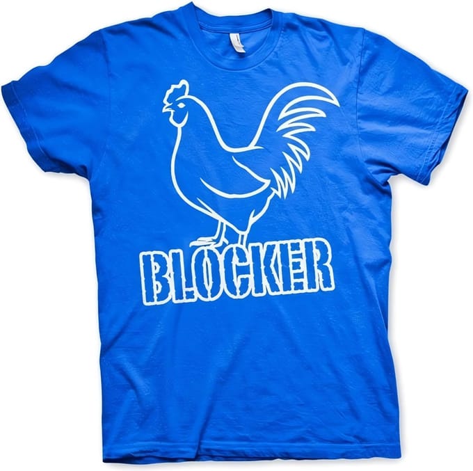 Hybris Cockblocker T-shirt blauw