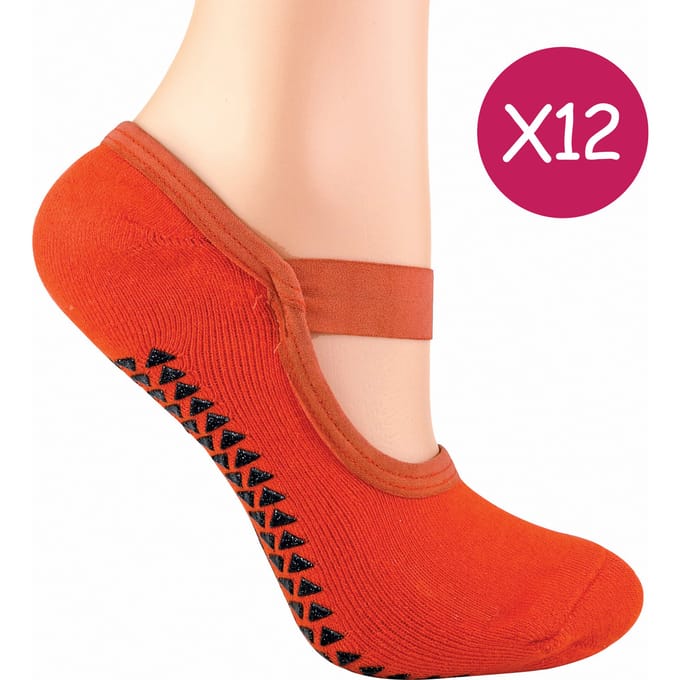 12 Paar Dames Antislip Ademende Yogasokken