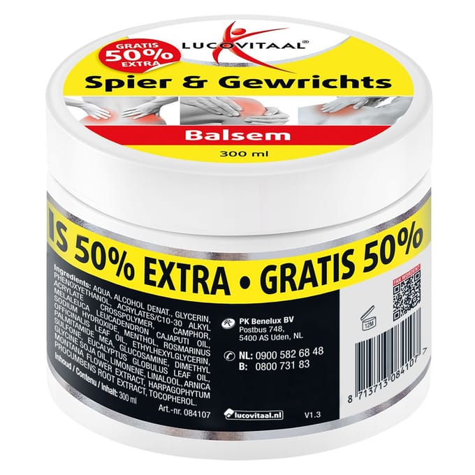 Lucovitaal Spier & Gewrichtsbalsem 50% extra