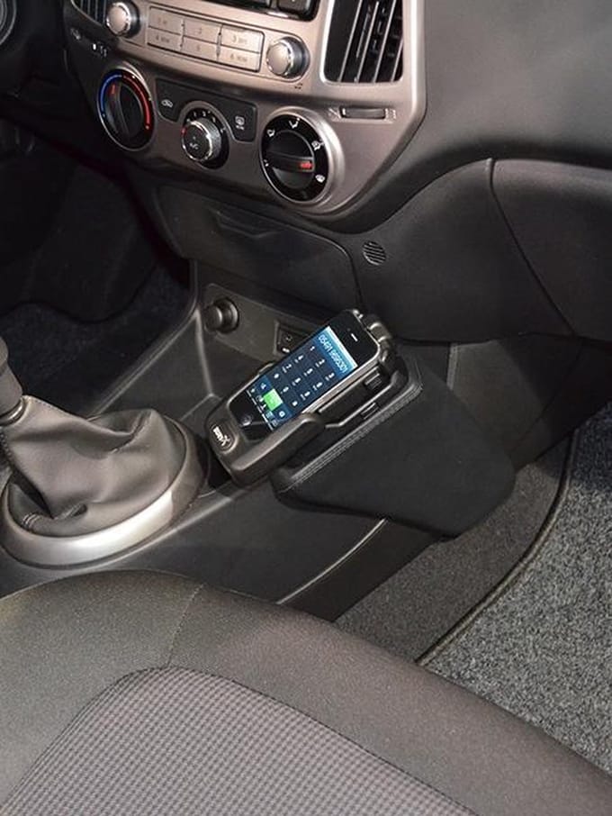 Houder - Hyundai i20 09/2012-2019 Kleur: Zwart