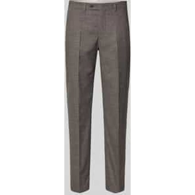 Slim fit pantalon met persplooien