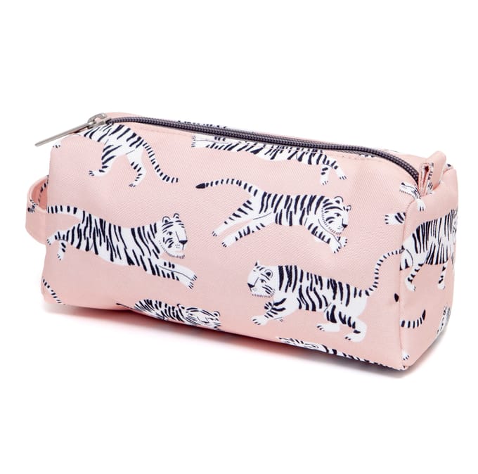 Petit Monkey etui tijger wit