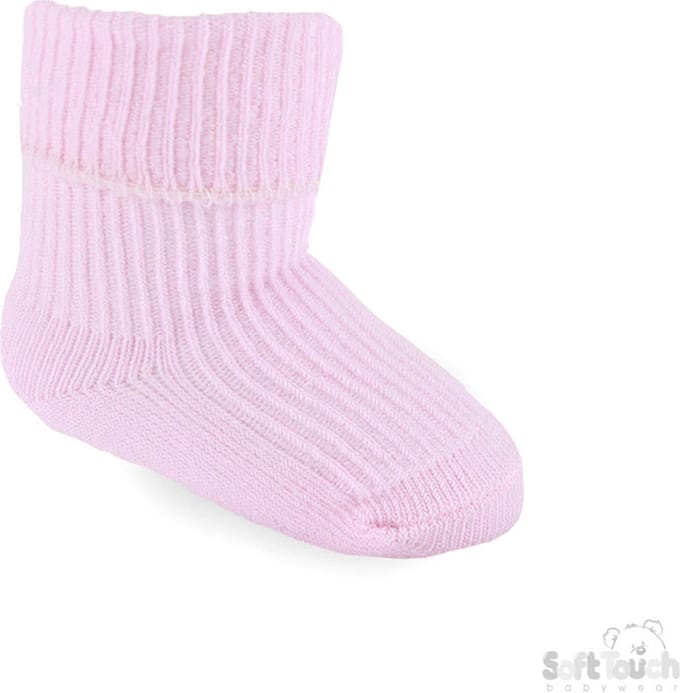 Soft Touch Babysokken 0-3 Mnd Roze Meisjes S03