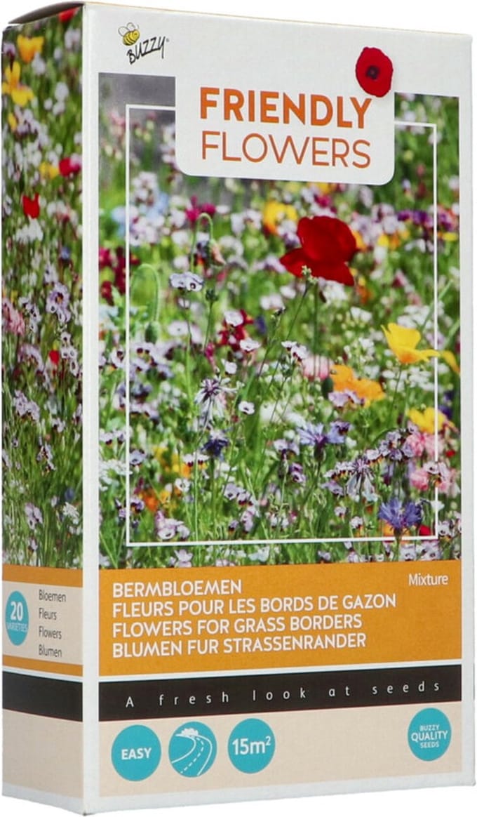 Buzzy® Friendly Flowers Mix Bermenmengsel 15m²