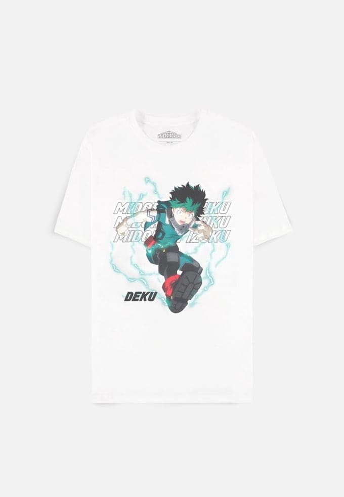 My Hero Academia - Deku Heren T-shirt - M - Wit