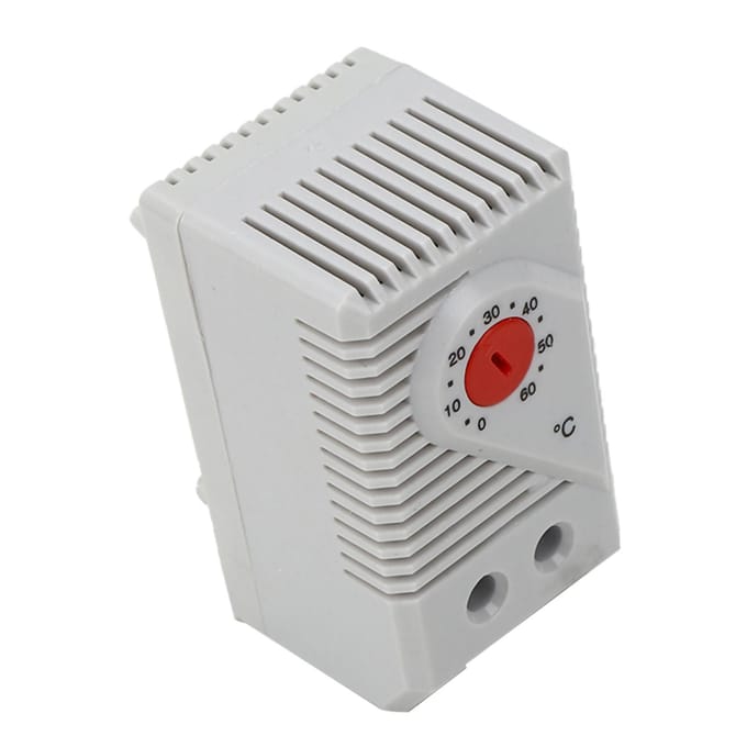 1 stuk 0-60 graden Celsius verstelbare compacte elektrische mechanische thermostaat temperatuurregelaar schakelaar nieuw white