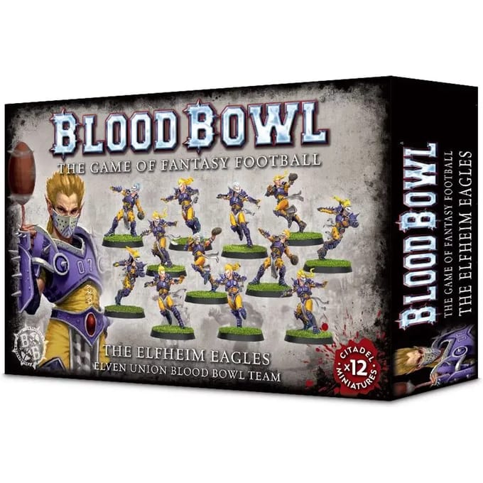 Pak met 12 figuren Games Workshop Blood Bowl - Team Union Elfique : The Elfheim Eagles