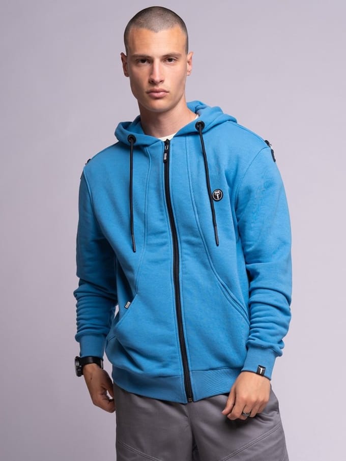 1'618 Zip-Up Hoodie - Dutch Blue